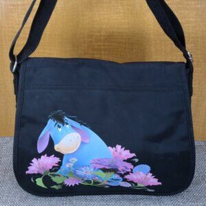 Eeyore Black Crossbody Satchel Bag Purse